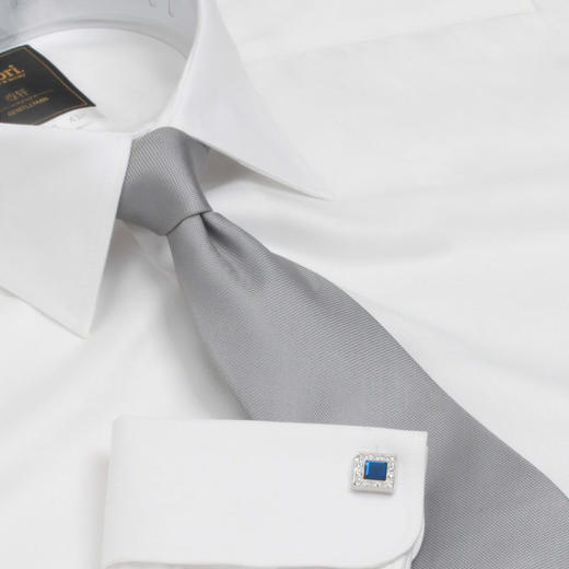 尊轩白色色系男士法式/英式衬衫商务修身正装  多款可选 商品图5