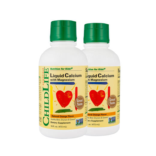 【保税直供】童年时光 美国CHILDLIFE 钙镁锌营养液  473ml 商品图0