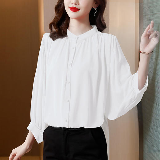 KQL  A83N8089雪纺衫洋气灯笼袖小衫 商品图1