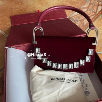 特价秒杀 APEDE MOD丝绒手提包  .潮快闪[福利品] 商品图1