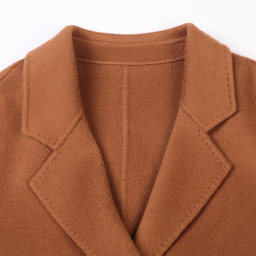 法米拉双面羊绒中长款羊毛大衣A1C0AFG10137 商品图3