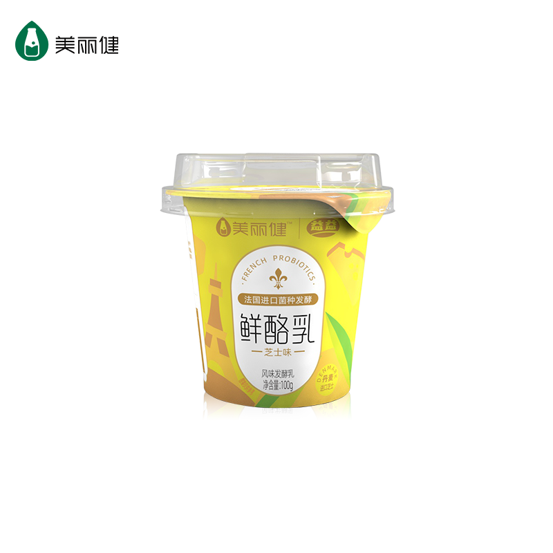 【积分兑换】美丽健鲜酪乳芝士风味发酵乳100g*10杯