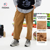 MISHKA2022春夏新品 KA爷涂鸦熊灯芯绒直筒收脚休闲裤M21100804M83 商品缩略图0