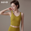 SANDI美背裸感磨毛瑜伽背心SU21A04 商品缩略图1