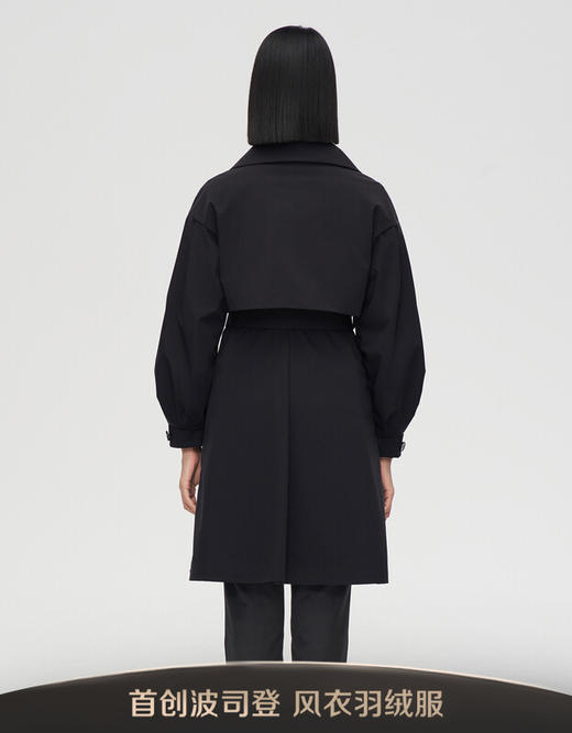 2021年冬季新款女中长款商务系列英伦显瘦气质90鹅绒B10144272 商品图2