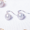 【耳环】925纯银镀金银色强光天然淡水珍珠耳环 商品缩略图11