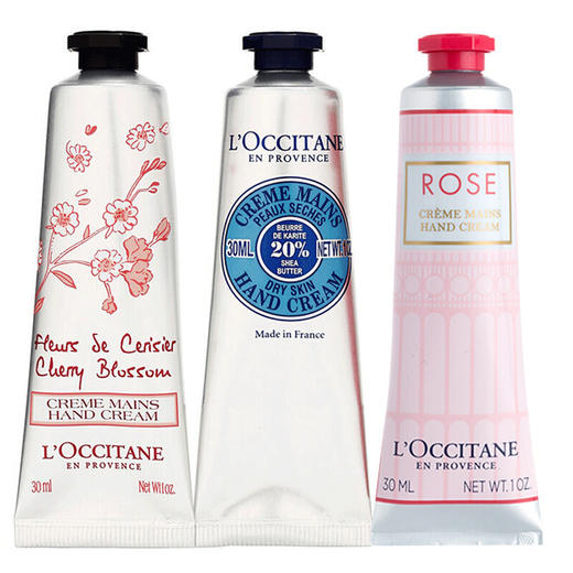 L'occitane欧舒丹护手霜6支装（乳木果＋玫瑰＋樱花) 商品图1