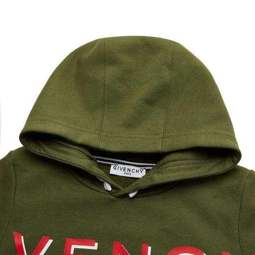 GIVENCHY 纪梵希 童装 字母印花连帽套头卫衣 H25275 商品图3
