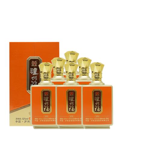 【酒厂直营】52度 泸州福酒 安怡  500ml*6 泸州老窖官方旗舰店（内含礼品袋） 商品图0