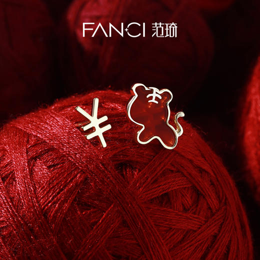 福气虎【耳钉】 商品图1