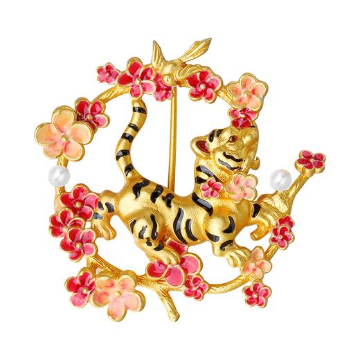 宫里的世界&信语 仁虎嘉瑞胸针 吊坠两用款 商品图1