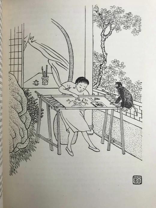 蒋彝《野宾》 近百幅插图（含4幅彩色） 布面精装大32开 商品图12