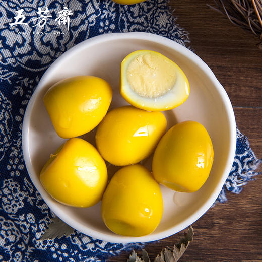 【4味8袋】五芳斋 鹌鹑卤蛋8袋组合 五香味五香铁蛋盐焗味泡椒虎皮多口味鹌鹑蛋 商品图2