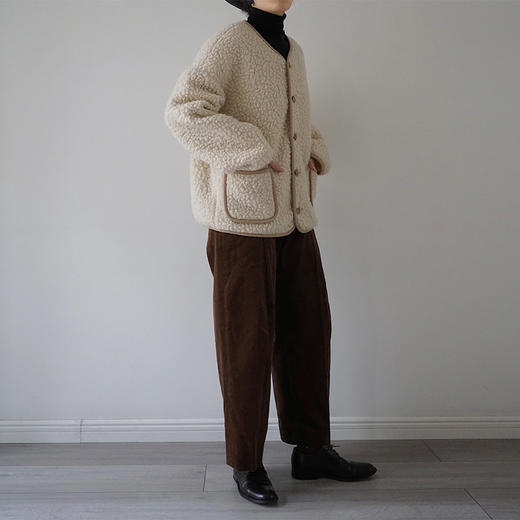 裁缝学苑AG232 羊羔毛外套纸样皮毛一体女装衣服样板打版裁剪图纸 商品图1