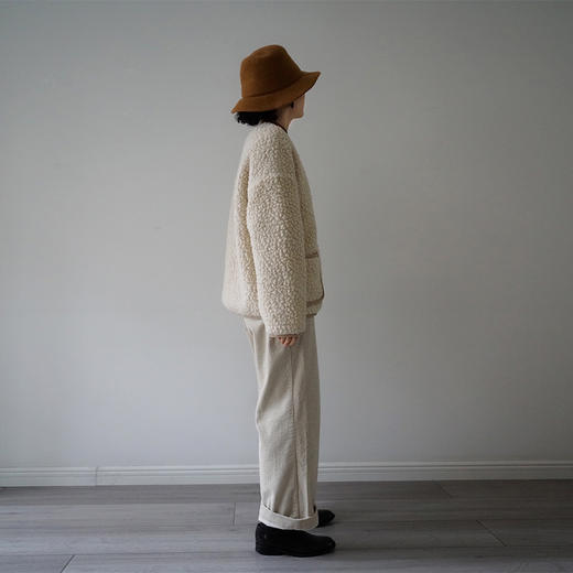 裁缝学苑AG232 羊羔毛外套纸样皮毛一体女装衣服样板打版裁剪图纸 商品图3