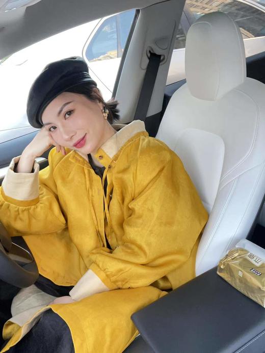 【线上专属】高定款可拆卸款棉服（21802051-九斤黄） 商品图2