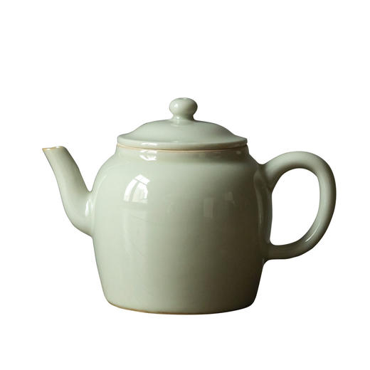 茶香记 冰台釉小瓷壶110ml陶瓷泡茶壶形神兼具素雅经典壶型茶具 商品图3