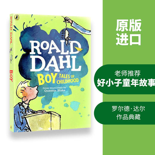 罗尔德达尔 英文原版 Boy Tales of Childhood 男孩 童年故事 Roald Dahl 商品图2