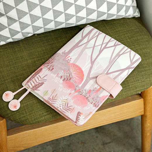 广博A6手帐/红树林DTB61005-1PU皮面本小清新记事本随身记录本文艺青年日记本学生自律打卡本效率计划日程本 商品图3