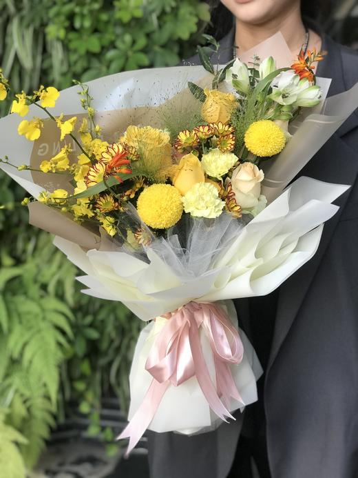 【精致如你】玫瑰乒乓菊花束 商品图2