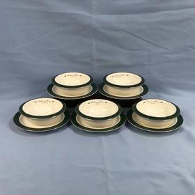 日本亚当与夏娃西式汤碗餐盘套组 10件装