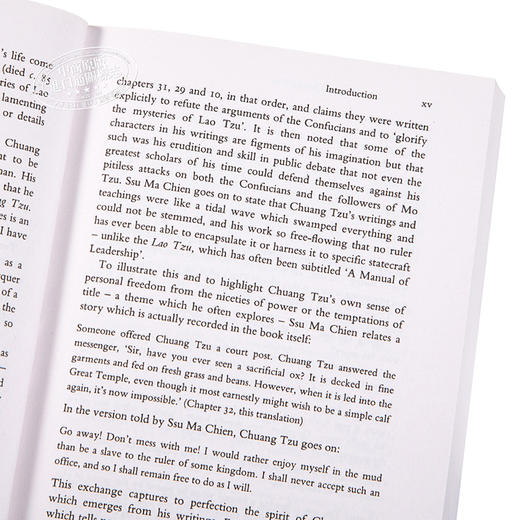 【中商原版】庄子 英文原版 The Book Of Chuang Tzu 商品图3