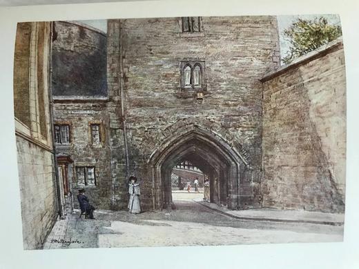 1908年 伦敦塔风物志 英国画家、插图家约翰·弗利洛夫22幅彩色插图 漆布精装大32开 商品图11