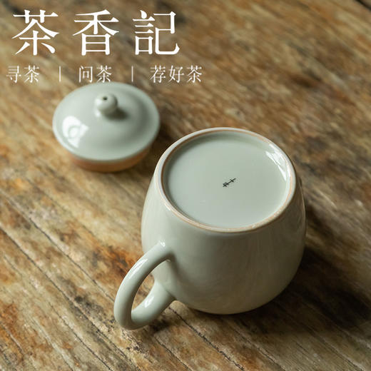 茶香记 冰台釉小瓷壶110ml陶瓷泡茶壶形神兼具素雅经典壶型茶具 商品图2
