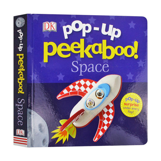 DK躲猫猫立体纸板书 太空 英文原版 Pop Up Peekaboo Space 英文版 儿童英语启蒙绘本 进口原版书籍 商品图0