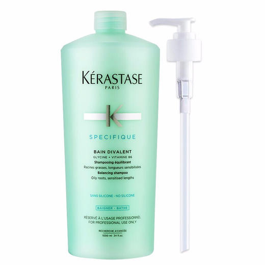 卡诗油性头皮双重功能洗发水1L/117577 平衡油性头皮和干性头皮清爽控油 商品图0