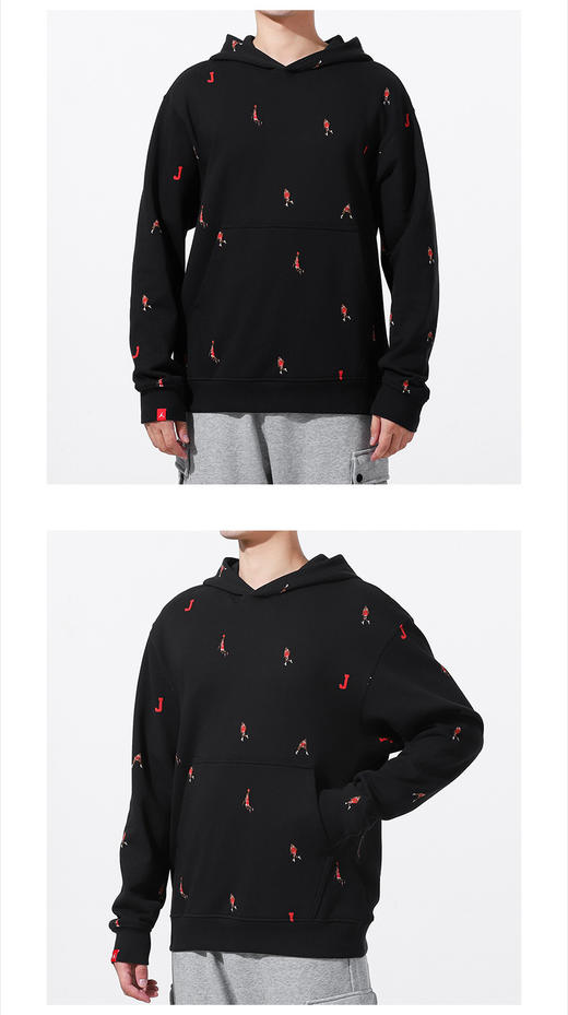 Nike耐克AJ卫衣2021冬季款AIR JORDAN男子套头衫休闲运动服连帽卫衣DC9708-010 商品图0