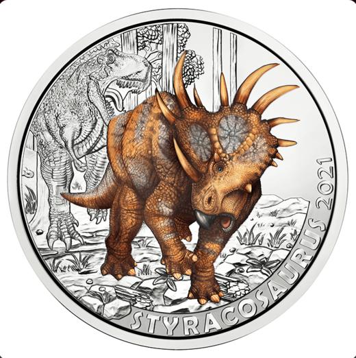 夜光币！奥地利超级恐龙系列纪念币（1-9枚） 商品图2