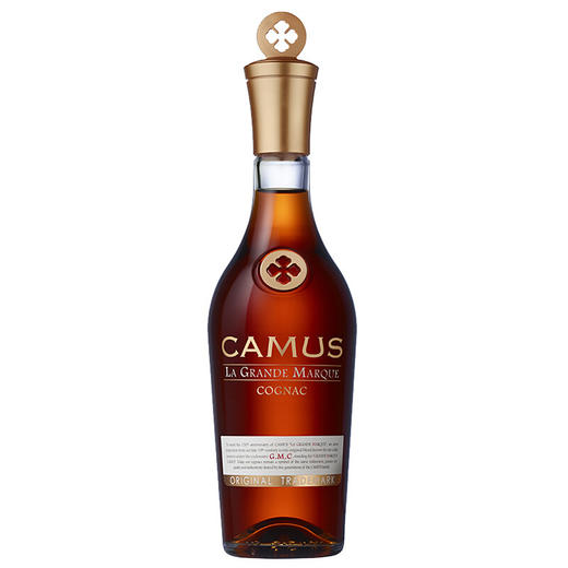 法国进口卡慕皇冠金花干邑白兰地1000ml*1瓶/2瓶 商品图1
