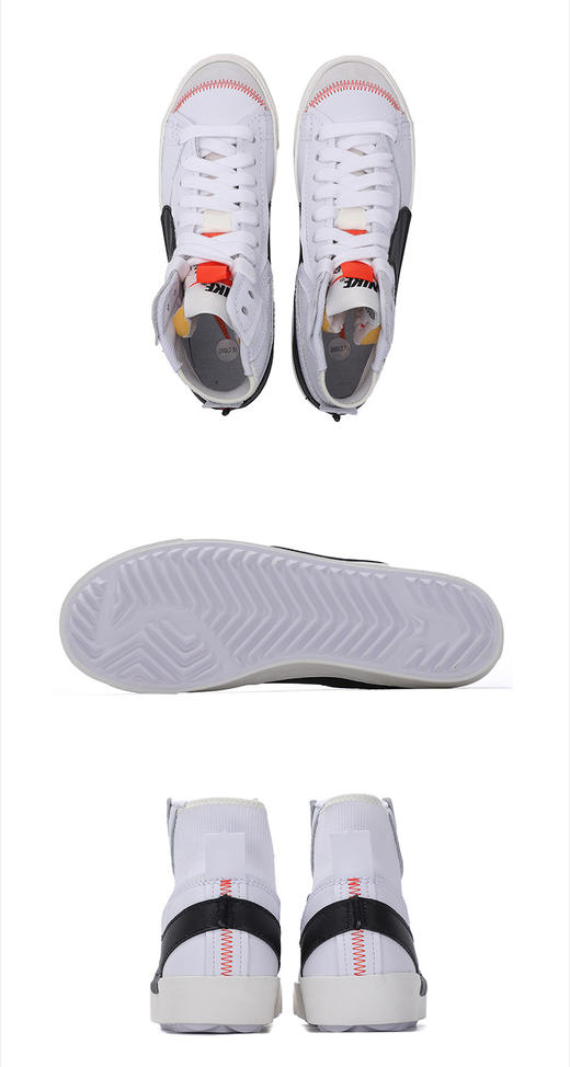 NIKE耐克男鞋 新Blazer Mid 77开拓者复古拼接休闲运动板鞋 DD3111-100 商品图1