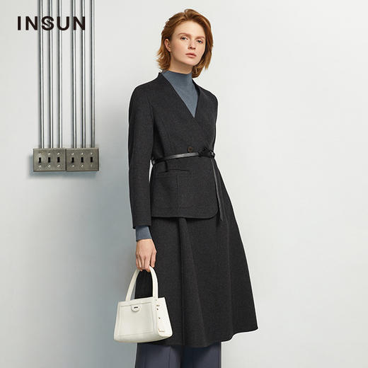 INSUN恩裳新品羊绒大衣9c31580016 商品图0