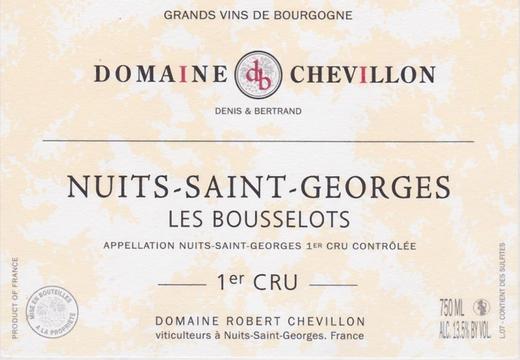 2018 Robert Chevillon, Les Bousselots Nuits Saint Georges 1er【闪送】（65折） 商品图0