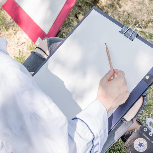 中盛画材 便携式双背画夹速写夹写生画板夹素描写生板画架画板 商品图2