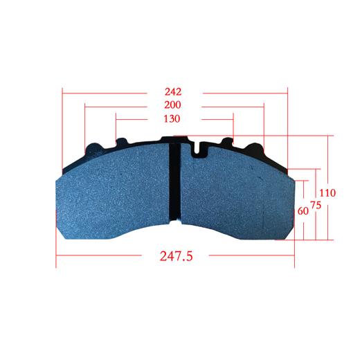 盘式刹车片碟刹摩擦片克诺尔KNORRSN7制动器卡钳福莱斯乐PD116永力泰 商品图1