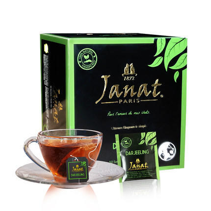 Janat大吉岭红茶法国原装进口红茶包袋泡茶奶茶茶包奶茶专用 商品图1