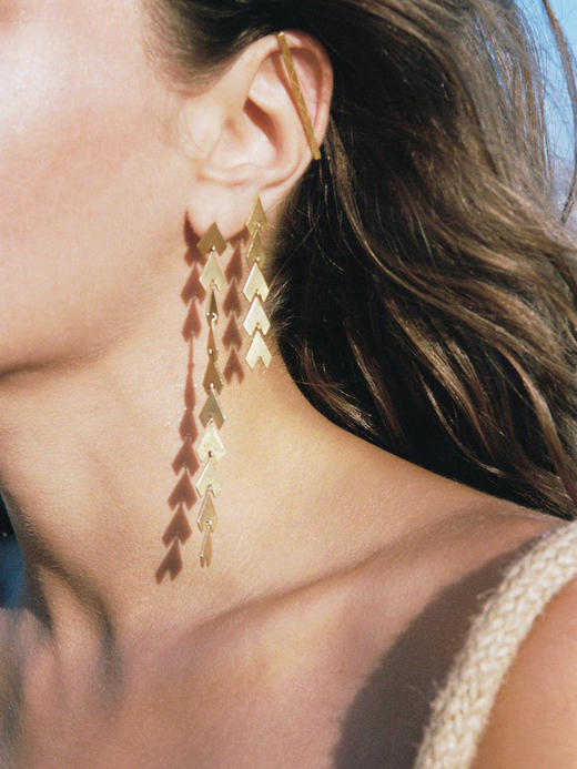 北京仓｜Maggoosh-Tiger Lily-箭头 耳环（短款）［希腊设计师］ 商品图0