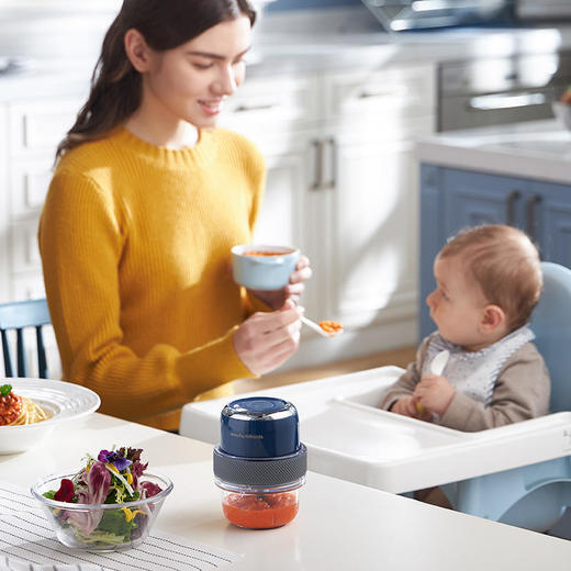 摩飞捣蒜器迷你辅食机绞肉机家用电动小型打蒜泥器神器料理机MR9403 商品图1