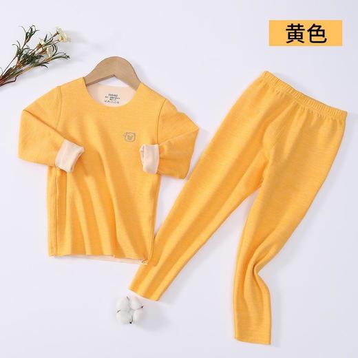 【每满2件减10元】【给孩子温暖的爱】儿童德绒保暖套装！黑科技发热技术！双面磨毛AB面料！无痕隐形！舒适度暴赞！ 商品图5