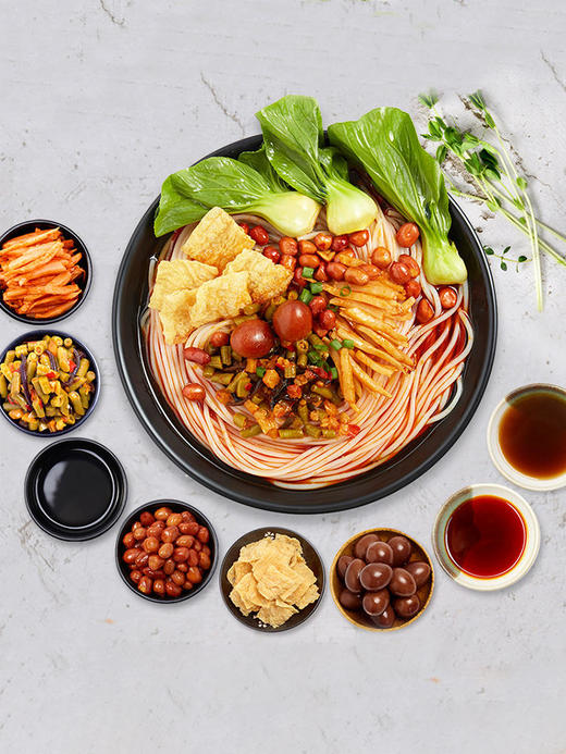 为世界做一碗口味还原柳州风味螺蛳粉！螺霸王螺蛳粉10包礼盒装 商品图3