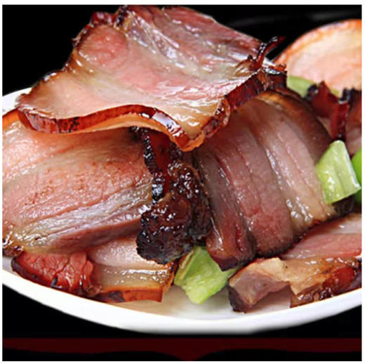 恩施 建始绿宇巴香源恩施土家土猪腊肉腊五花肉500g/袋 商品图4