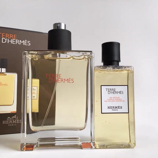 爱马仕Hermes 大地男士香水套装EDT-100ML+沐浴80ML 商品图2