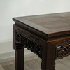 清 红木透雕荷花纹大画桌 商品缩略图2