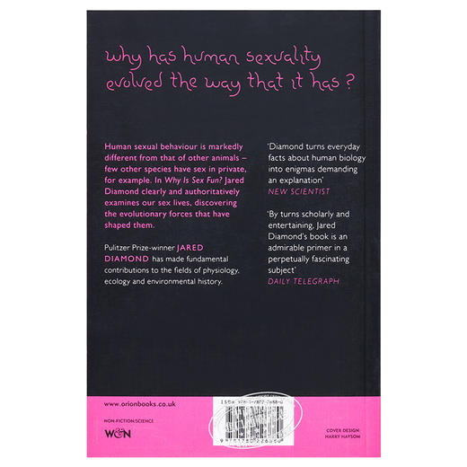 【中商原版】两性趣味 英文原版 Why is Sex Fun?: The Evolution of Human Sexuality (Science Masters) 商品图1