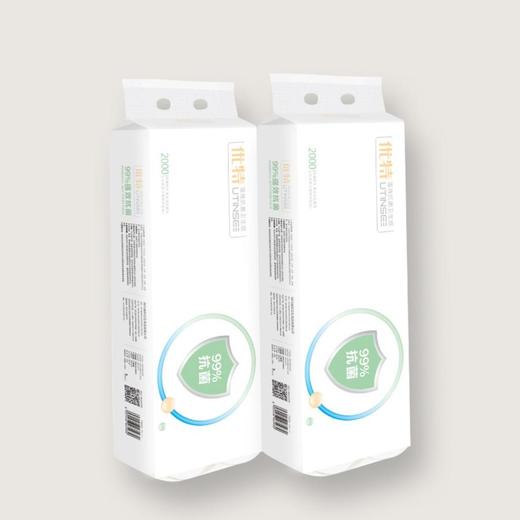 【植物萃取精华】优特抗菌卷纸植物萃取抑菌成分抑菌无刺激幼儿也能用纸巾2000g×2提12卷每提 商品图4