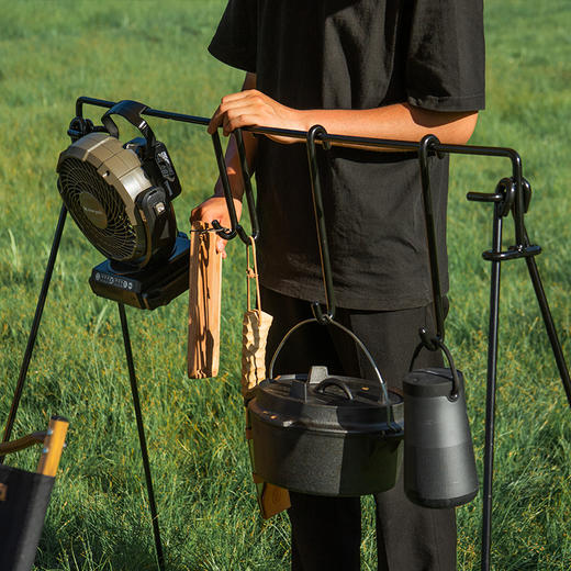 Naturehike挪客焚火铁三脚架户外露营烧烤置物架旅游三脚置物挂架 商品图2