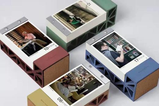 2022日历《世界的阅读者·虹》本土创造清水混凝土书挡底座 雅昌印制彩色阅读日历 商品图0